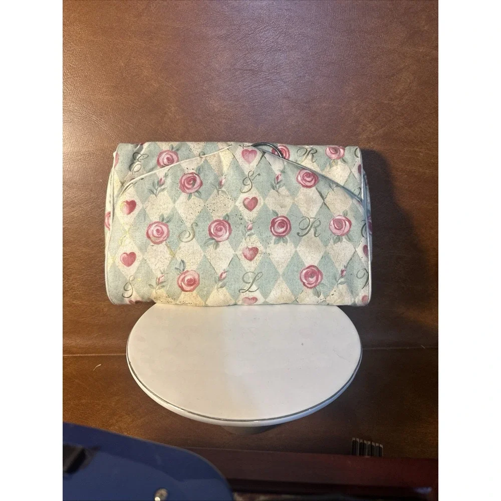 Hanging Travel Bag Cosmetic/Toiletries Bag CaseWhite,mint,Pink Estate Sale Find